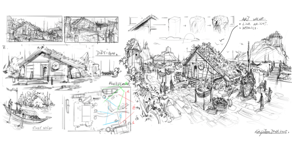 Tricks to Improve Composition in an Environment for Concept Art ...