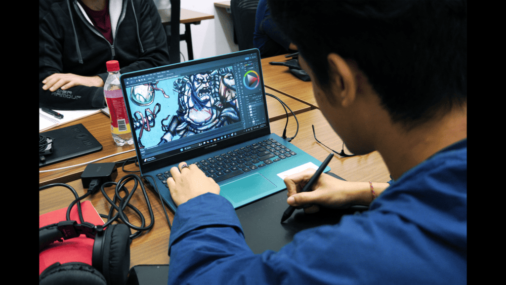 Student Using Computer Iconic “Fanart Invasion” Student Showcase: Creative Re-imaginings of Iconic ...