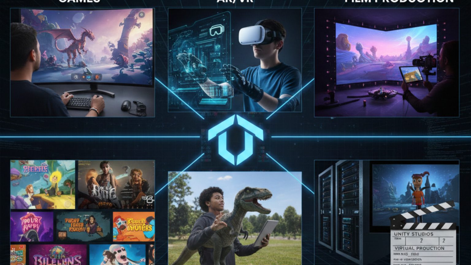How Unity is Used in Games, AR/VR & Film Production